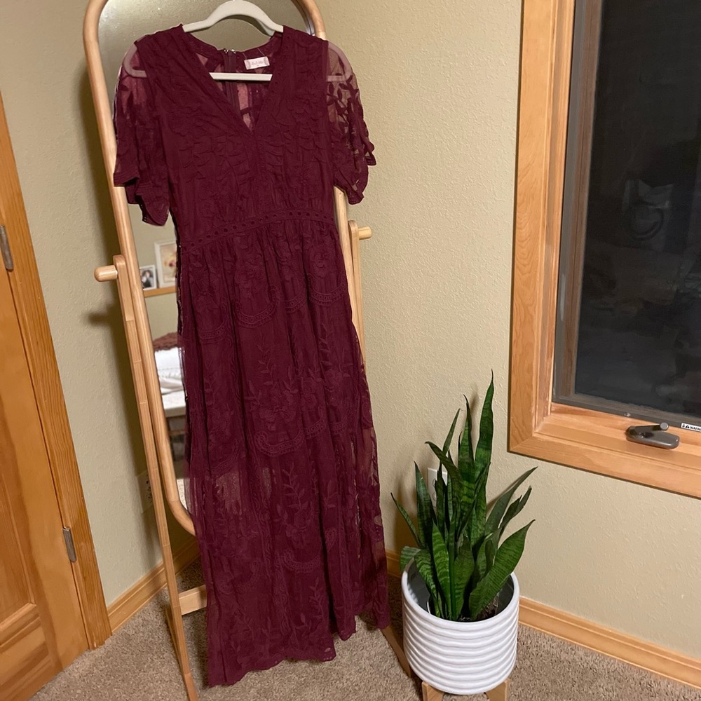 Altar’d State Maroon Dress